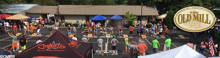 Annual Cornhole Tournament Old Mill Square Pigeon Forge TN Annual Cornhole Tournament